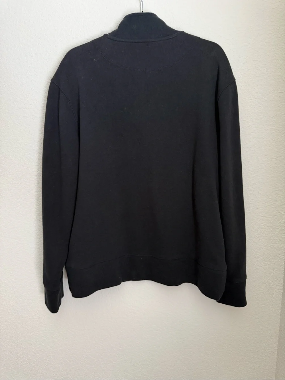Banana Republic | Men's Black Quarter-Zip Pullover Sweatshirt Size L